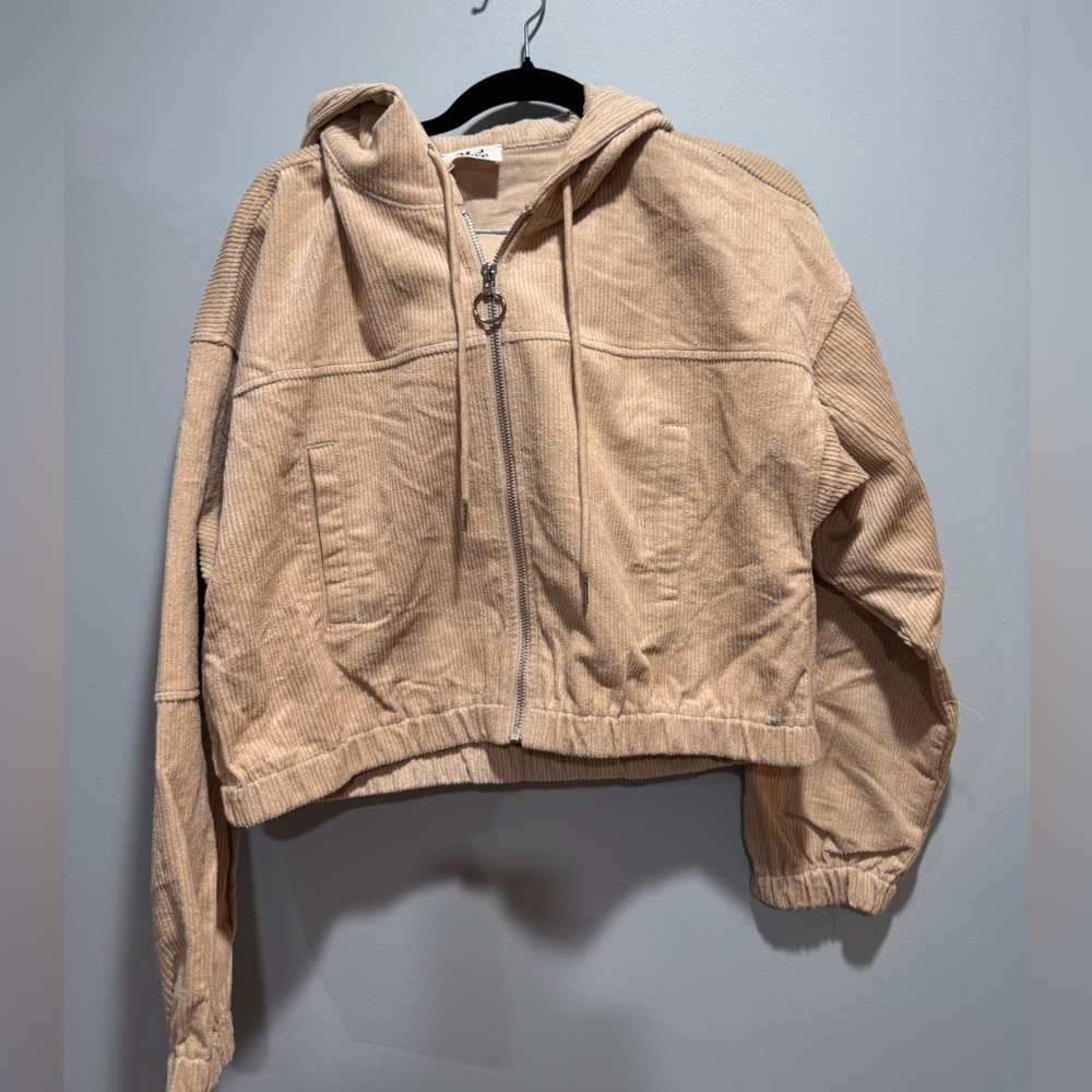 Women's Made with Love Tan Corduroy Jacket